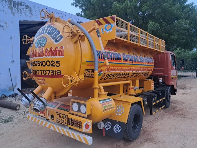 Hi Tech Turbo septic Tank Cleaning in Dharmapuri